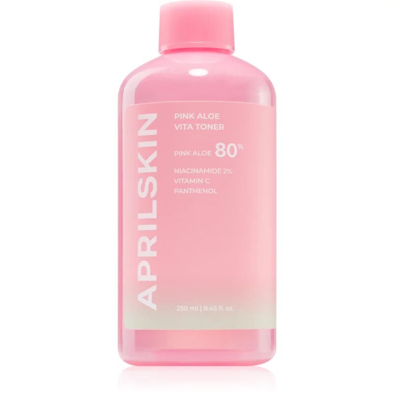 APRILSKIN Pink Aloe Vita Toner tonic hidratant pentru fortificarea barierei cutanate 250 ml