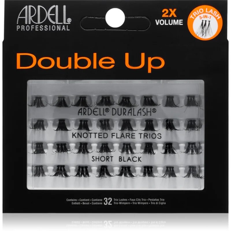 Ardell Double Up Trios 2xVolume gene false mănunchi 32 buc