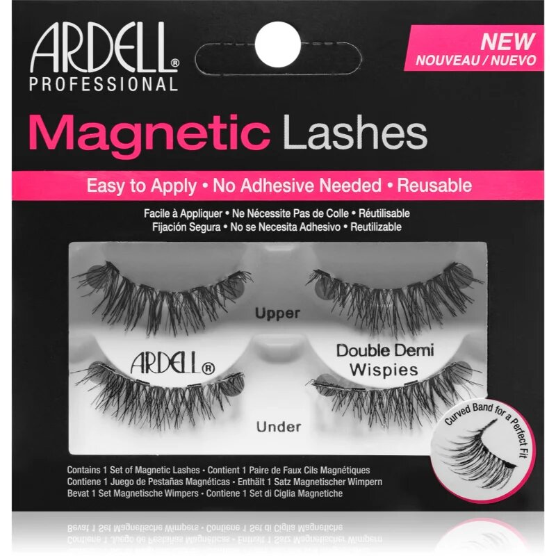 Ardell Magnetic Lashes gene magnetice Double Demi Wispies 4 buc