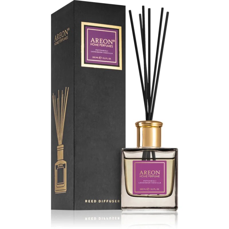 Areon Home Black Patchouli Lavender Vanilla aroma difuzor cu rezervã 150 ml