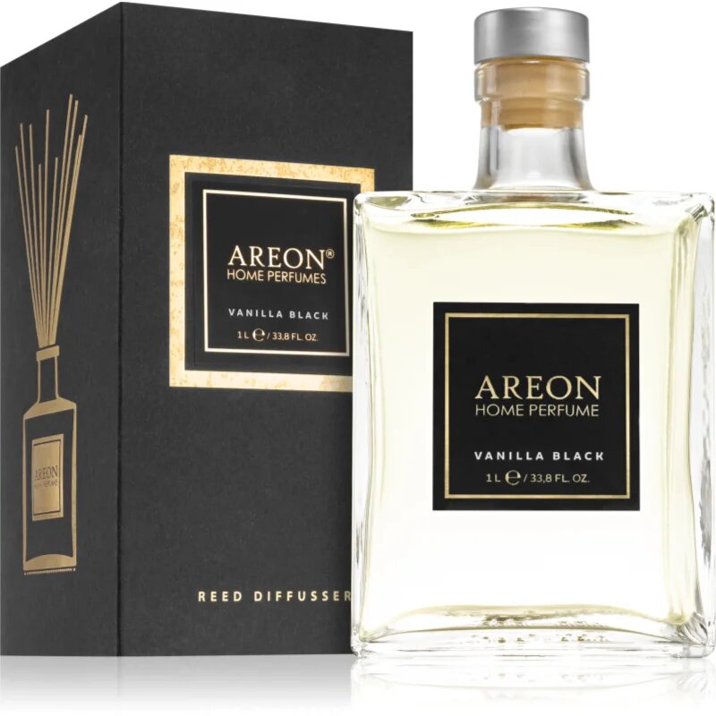 Areon Home Black Vanilla Black aroma difuzor cu rezervã 1000 ml
