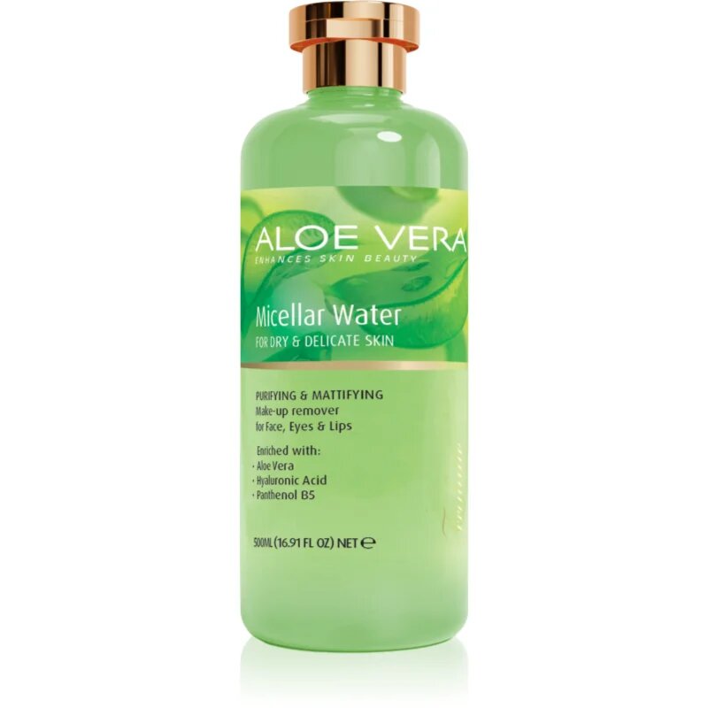Arganicare Aloe vera Micellar Water apa cu particule micele cu aloe vera 500 ml