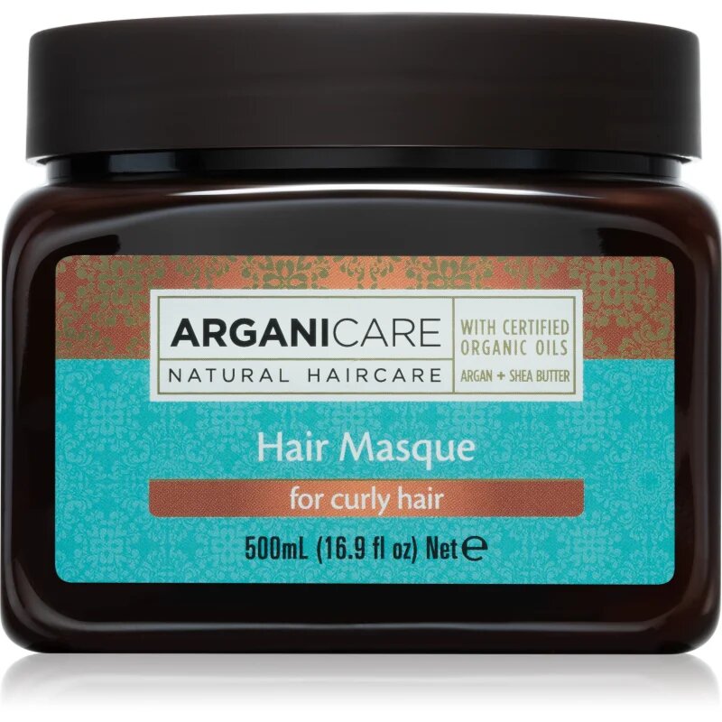Arganicare Argan Oil & Shea Butter Hair Masque masca hranitoare pentru păr creț 500 ml