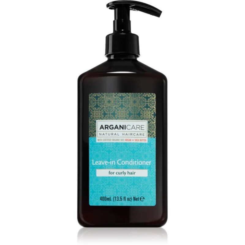 Arganicare Argan Oil & Shea Butter Leave-In Conditioner balsam (nu necesita clatire) pentru păr creț 400 ml