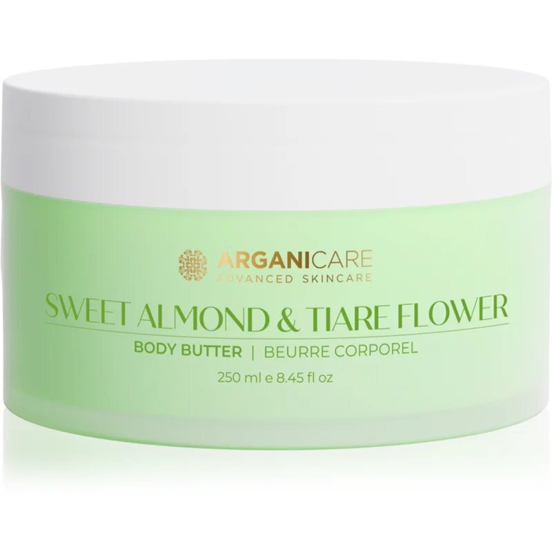 Arganicare Body Butter Almond & Tiare Flower unt pentru corp unt de shea 250 ml