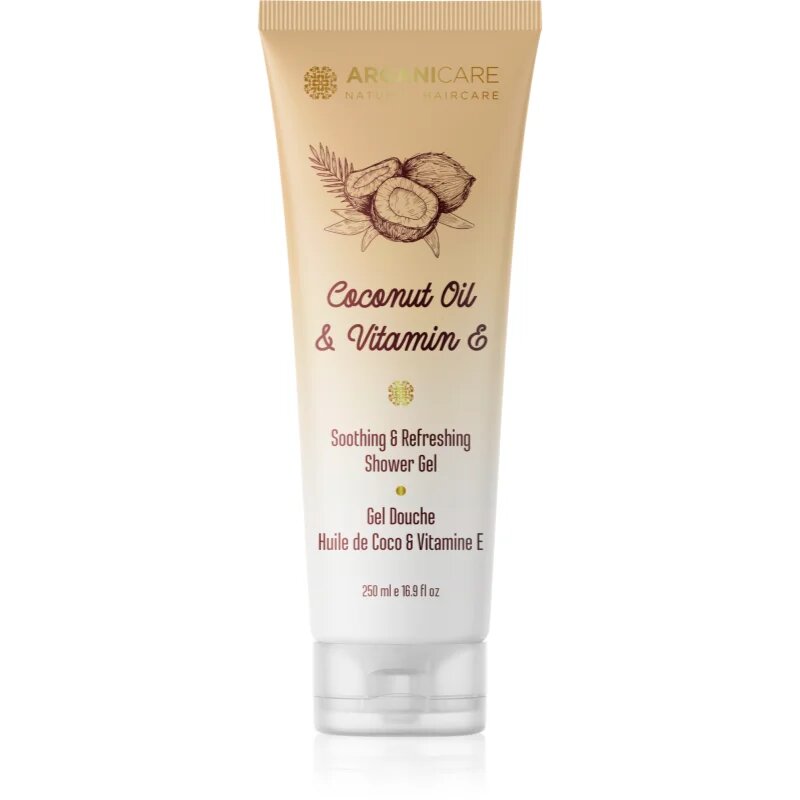 Arganicare Coconut Oil & Vitamin E Shower Gel gel de duș 250 ml