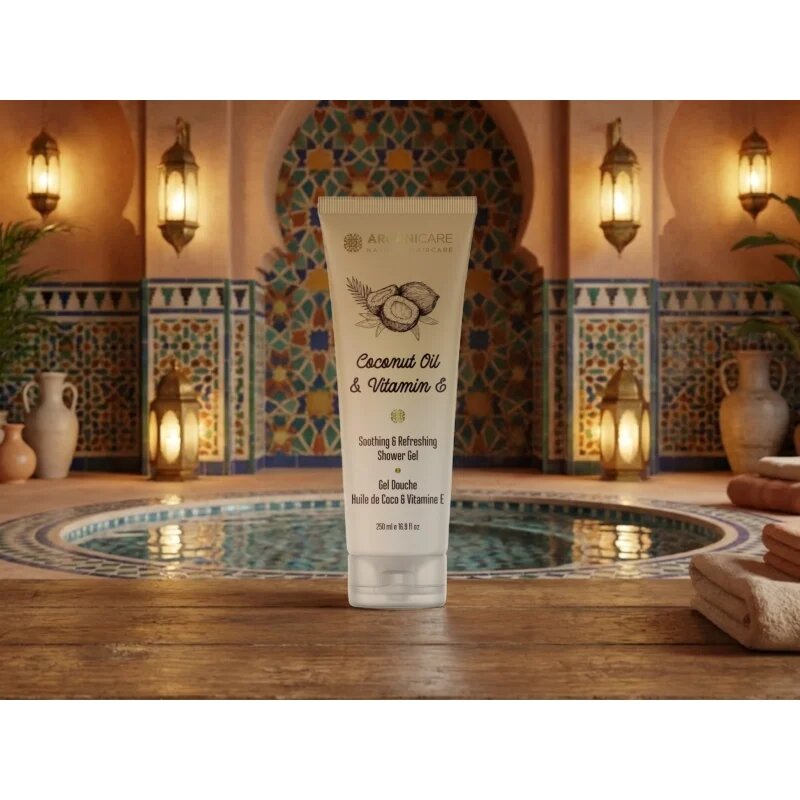 Arganicare Coconut Oil & Vitamin E Shower Gel gel de duș 250 ml