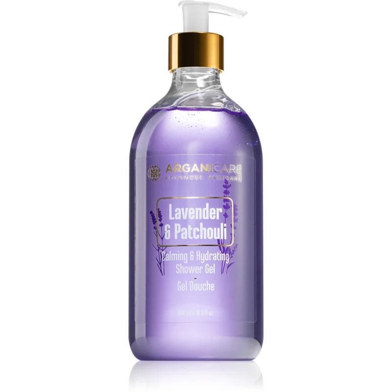 Arganicare Lavender & Patchouli gel de dus reconfortant 500 ml