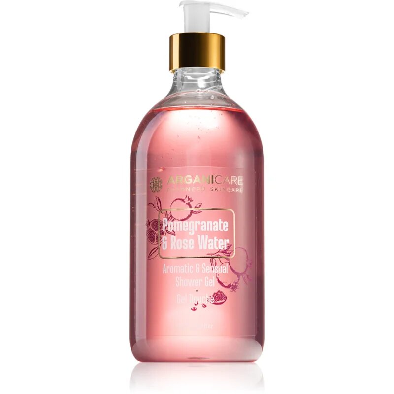 Arganicare Pomegrenate & Rose Water Shower Gel gel de dus imbatator 500 ml