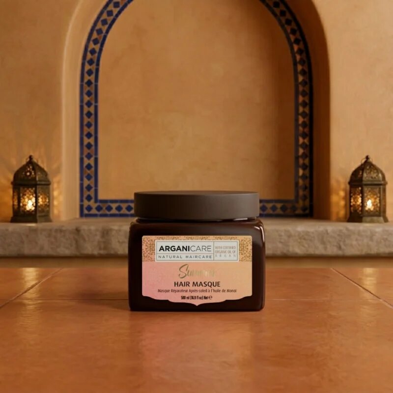 Arganicare Summer Hair Mask masca pentru regenerare dupa expunerea la soare 500 ml