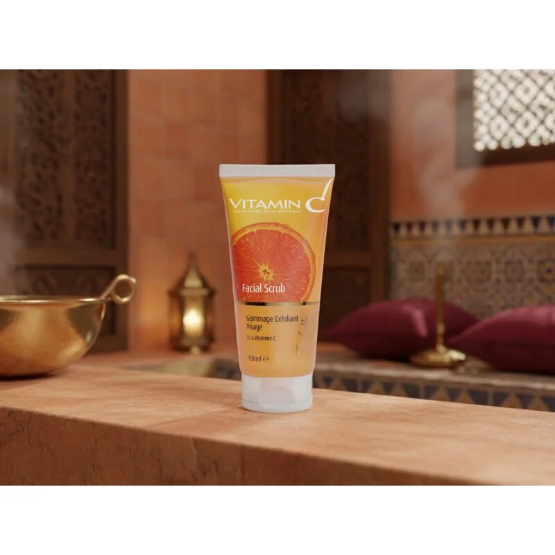 Arganicare Vitamin C Facial Scrub exfoliant facial cu vitamina C 150 ml