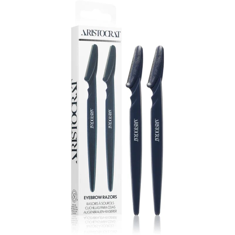 Aristocrat Eyebrow Razors brici pentru sprâncene 2 buc