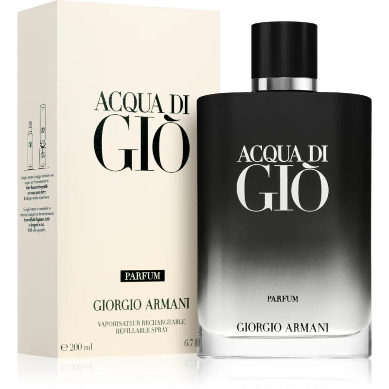 Armani Acqua di Giò Parfum parfum reincarcabil pentru bărbați 200 ml