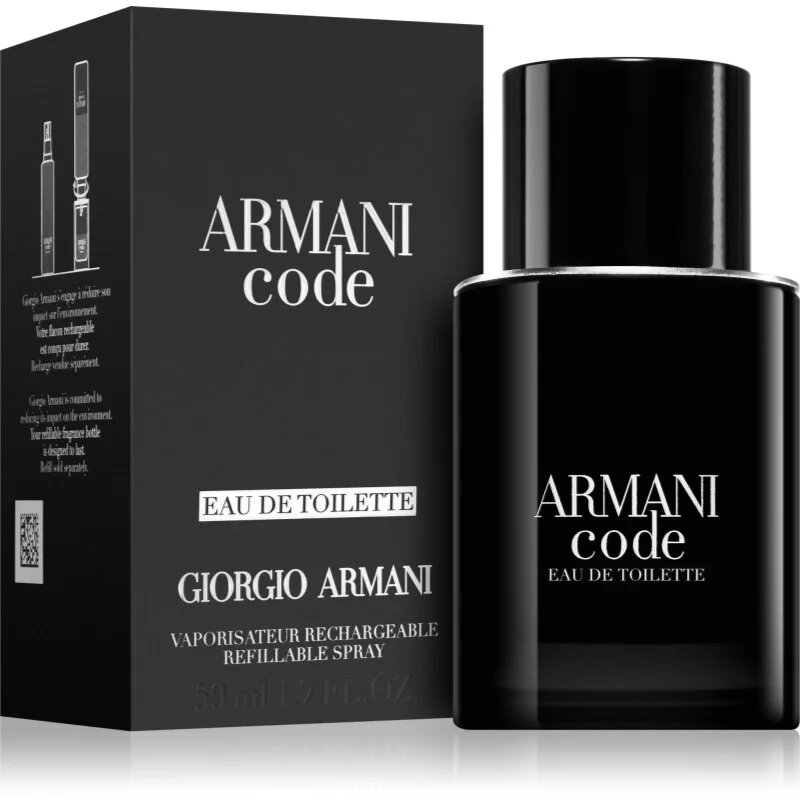 Armani Code Eau de Toilette reincarcabil pentru bărbați 50 ml