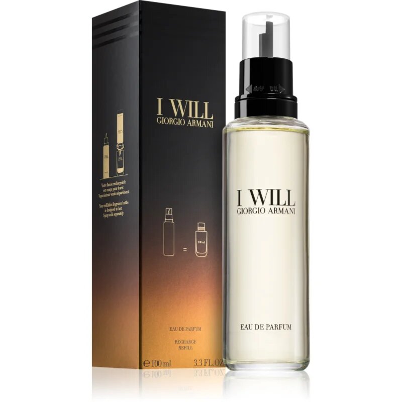 Armani I Will Eau de Parfum pentru bărbați refill 100 ml