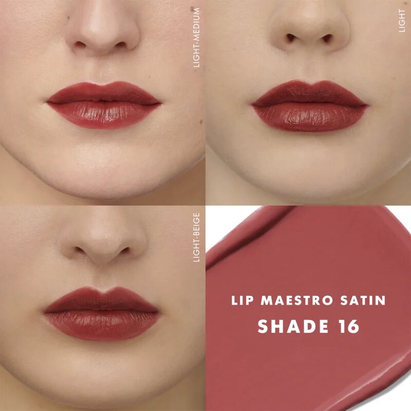 Armani Lip Maestro Satin ruj de buze lichid mat și hidratant culoare 16 Coctail Party 6.5 ml