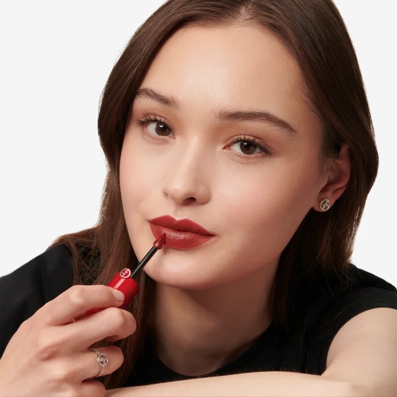 Armani Lip Maestro Satin ruj de buze lichid mat și hidratant culoare 16 Coctail Party 6.5 ml