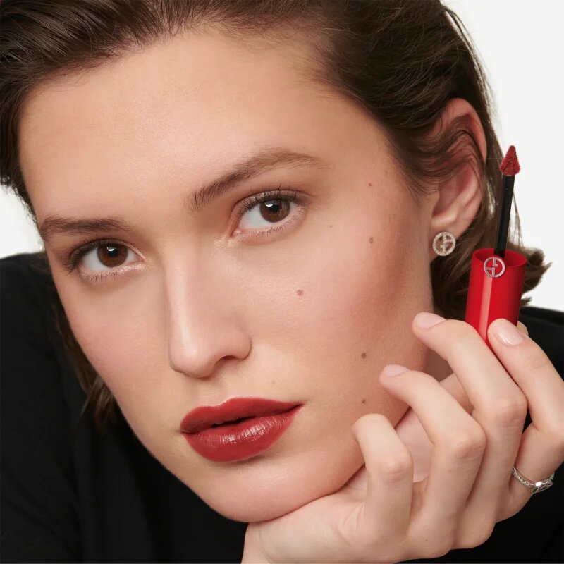 Armani Lip Maestro Satin ruj de buze lichid mat și hidratant culoare 16 Coctail Party 6.5 ml
