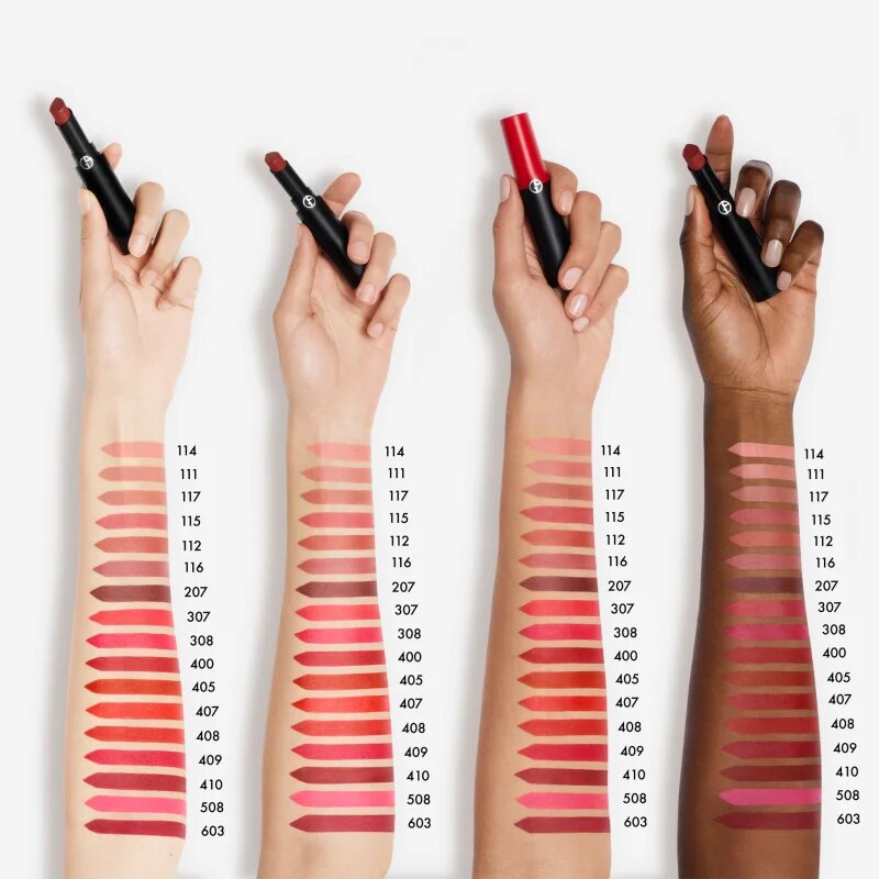 Armani Lip Power Matte ruj mat culoare 408 Vibrant 3.1 g