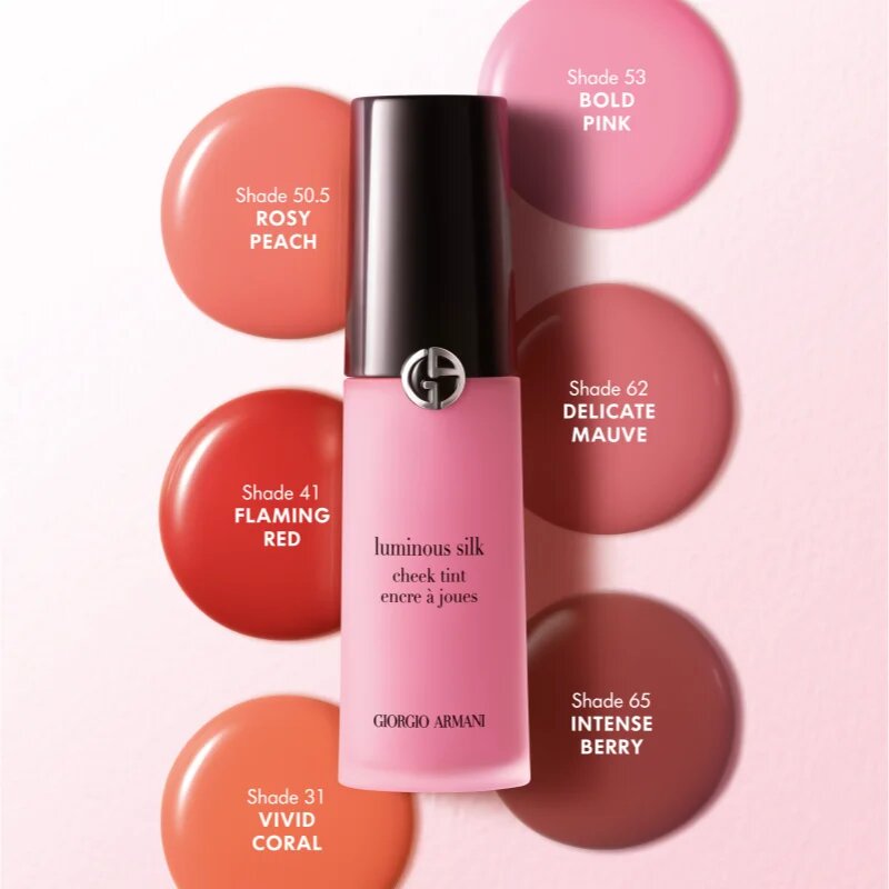 Armani Luminous Silk Cheek Tint fard de obraz lichid culoare 62 Delicate Mauve 12 ml