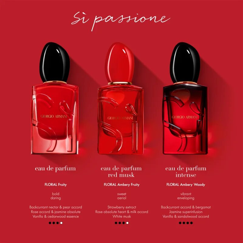 Armani Sì Passione Red Musk Eau de Parfum pentru femei 100 ml