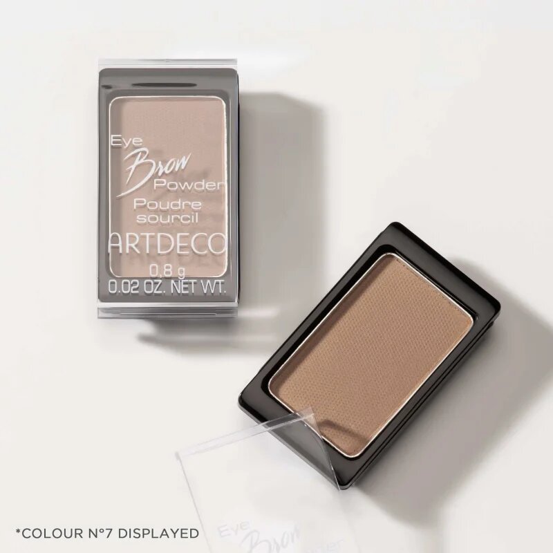 Artdeco Eye Brow Powder pudră pentru sprâncene în carcasă magnetică pentru inserare în paletă culoare 2 Dark 0.8 g