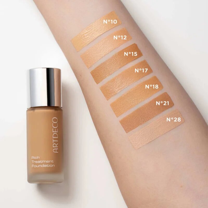 Artdeco Rich Treatment Foundation baza de machiaj iluminatoare culoare 485.10 Sunny Shell 20 ml
