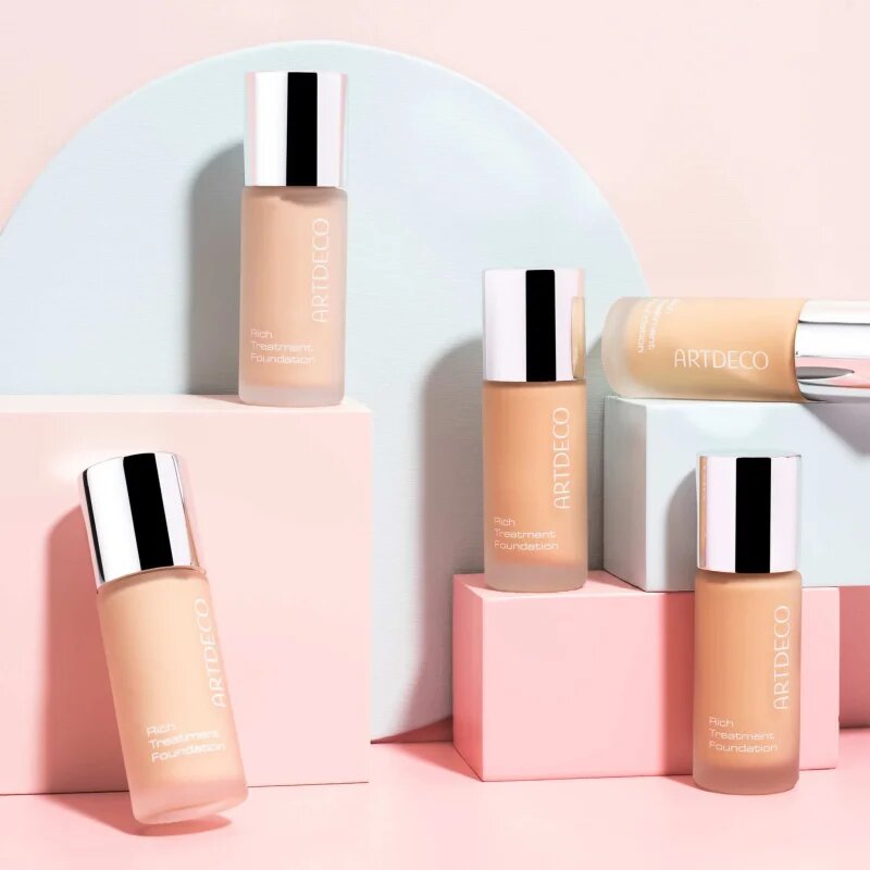 Artdeco Rich Treatment Foundation baza de machiaj iluminatoare culoare 485.10 Sunny Shell 20 ml