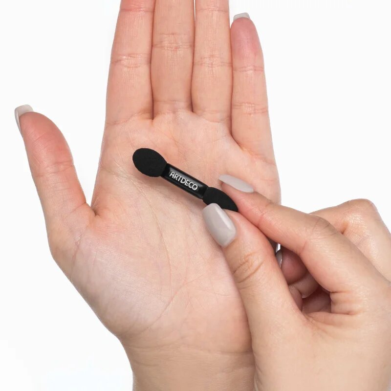 Artdeco Rubicell Applicator pensula dubla pentru fard de pleoape mini 1 buc