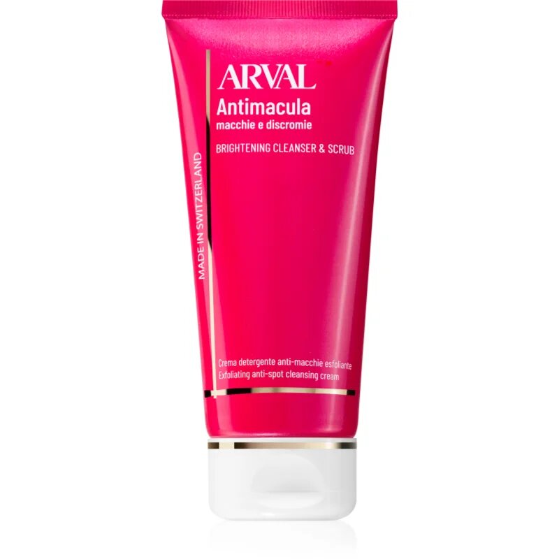 Arval Antimacula Brightening Cleanser & Scrub crema exfolianta pentru curatare pentru o piele mai luminoasa 175 ml