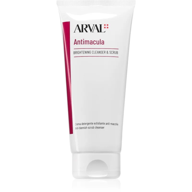Arval Antimacula Brightening Cleanser & Scrub crema exfolianta pentru curatare pentru o piele mai luminoasa 200 ml