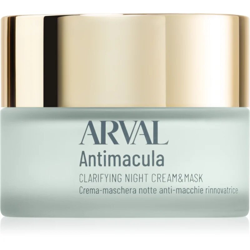 Arval Antimacula Clarifying Night Cream & Mask cremă-mască de noapte regeneratoare impotriva petelor 50 ml