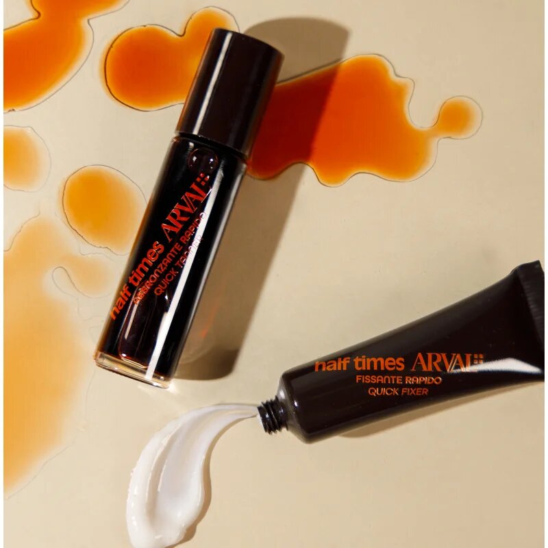 Arval Half Times Fast Tanning Bottle + Tube Set ulei protector pentru accelerarea bronzului