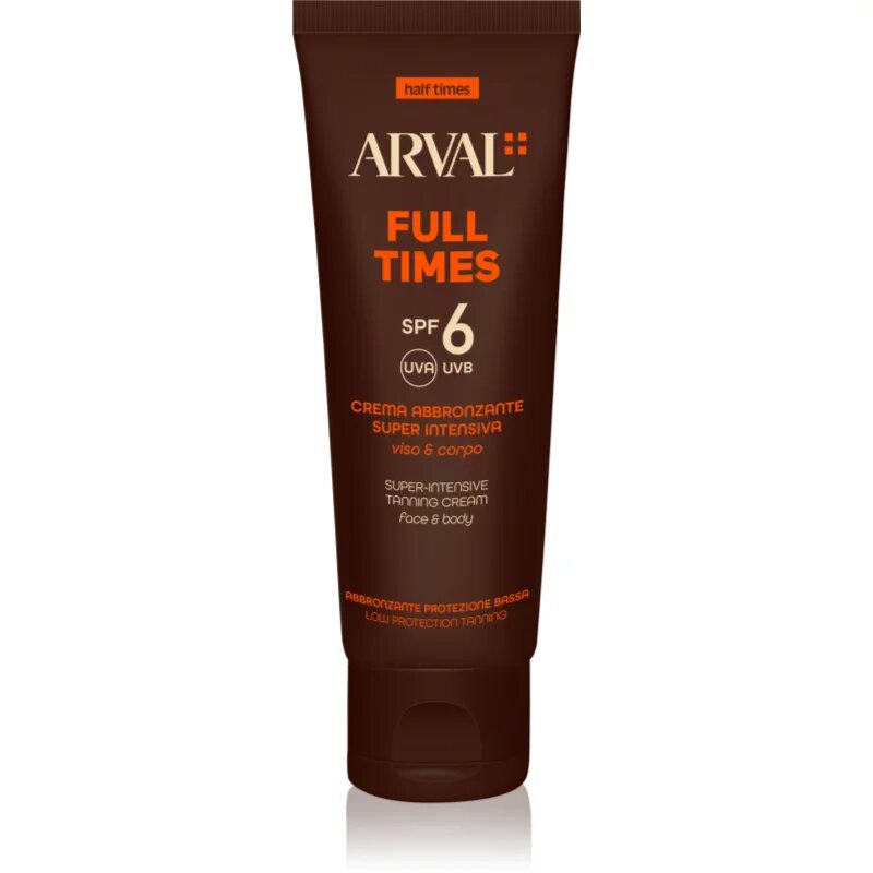 Arval Half Times Super-Intensive Tanning Cream cremă pentru plaja pentru un bronz intens 150 ml