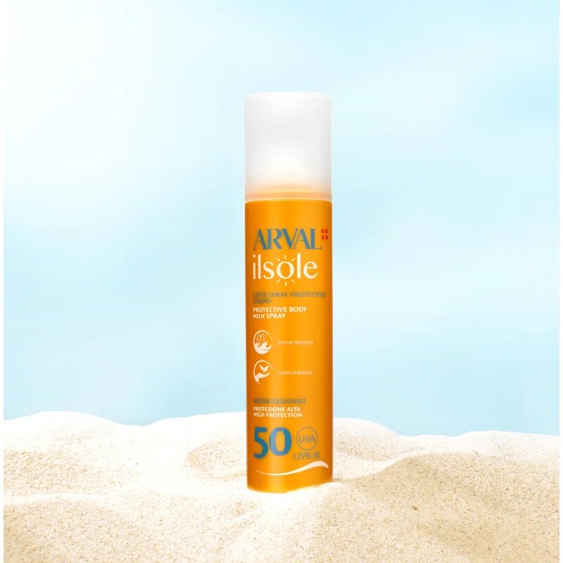 Arval IlSole Protective Body Milk Spray SPF 50 Lapte de corp protector în spray 200 ml