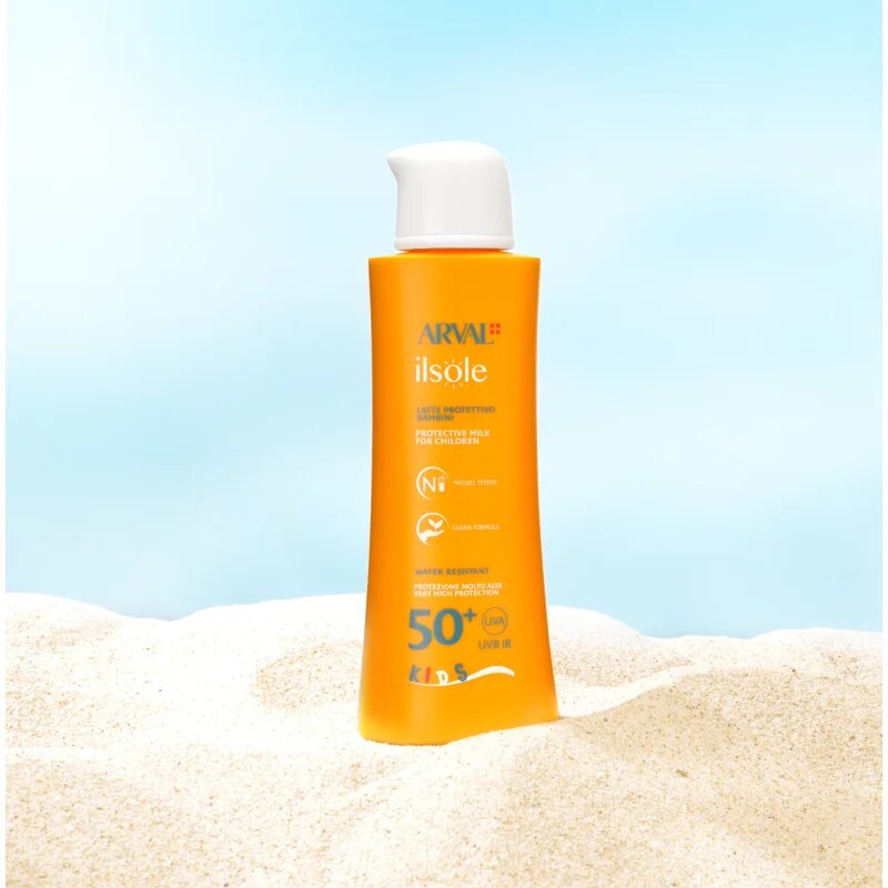 Arval IlSole Protective children's milk SPF 50+ Cremă bronzare pentru copii SPF 50+ 150 ml