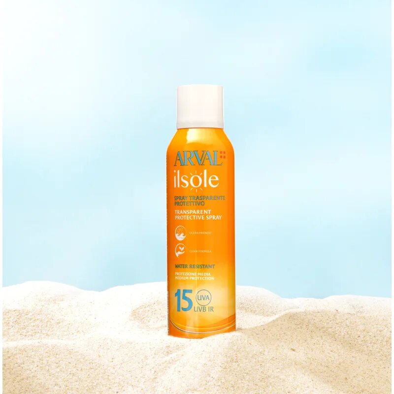 Arval IlSole Transparent Protective Spray SPF 15 cremă de protecție solară sub formă de spray SPF 15 200 ml
