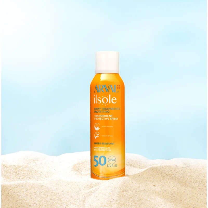Arval IlSole Transparent Protective Spray SPF 50 cremă de protecție solară sub formă de spray SPF 50 200 ml