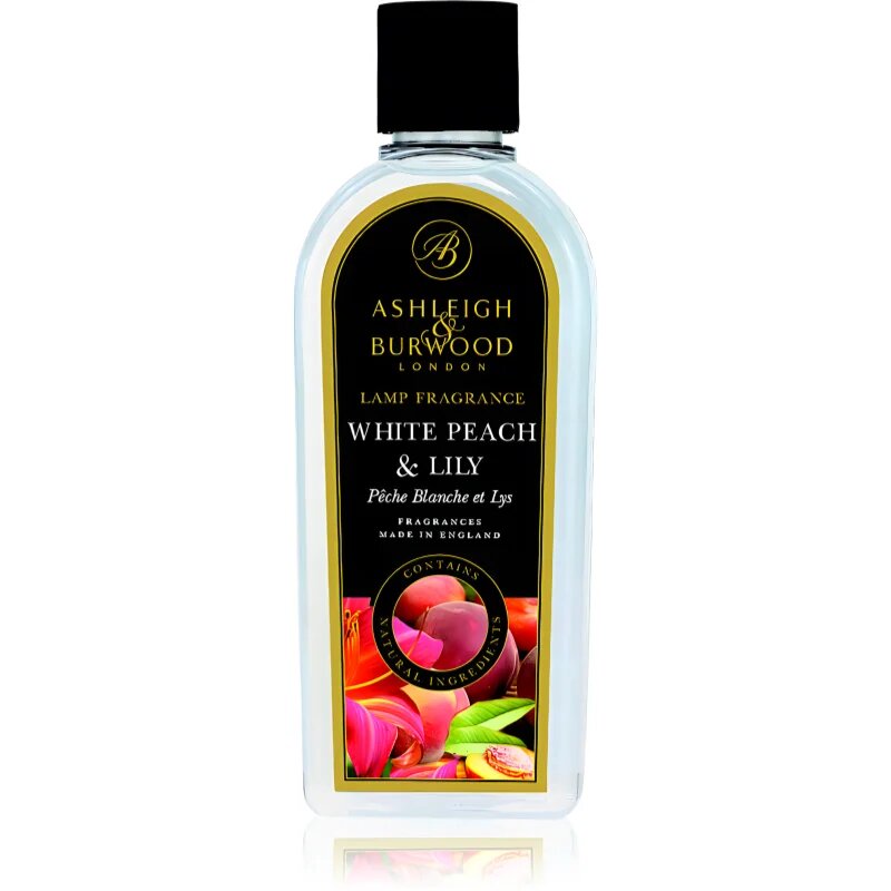 Ashleigh & Burwood London Lamp Fragrance White Peach & Lily rezervă lichidă pentru lampa catalitică 500 ml