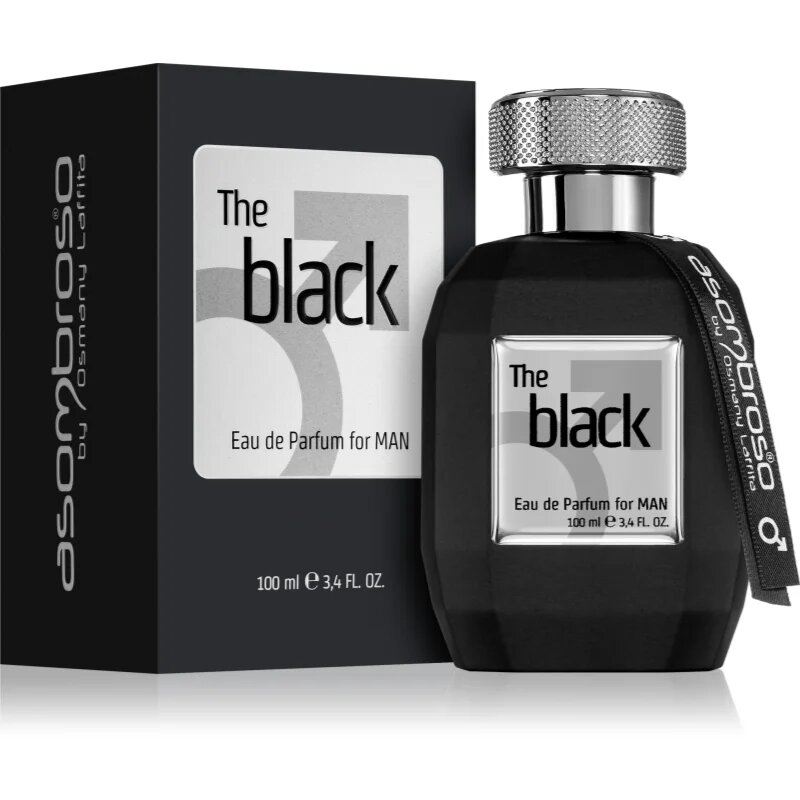 Asombroso by Osmany Laffita The Black for Man Eau de Parfum pentru bărbați 100 ml