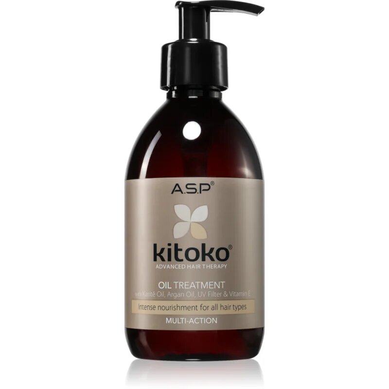 kitoko Oil Treatment Ulei nutritiv intensiv pentru toate tipurile de par 290 ml