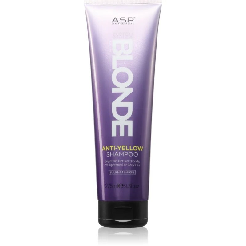 System Blonde Anti-Yellow sampon pentru stralucire pentru părul blond şi gri 275 ml