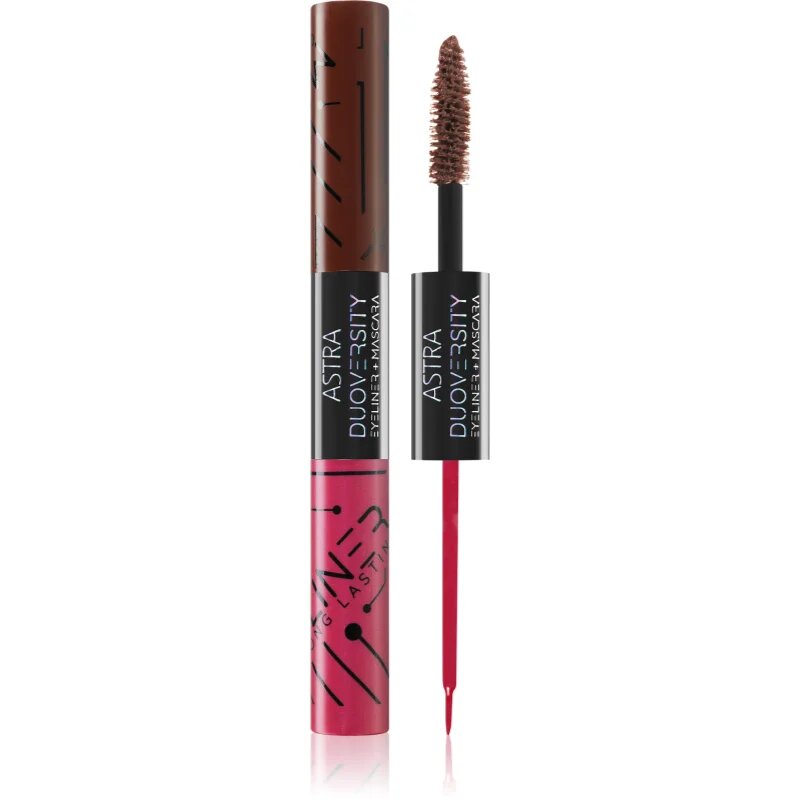 Astra Make-up Duoversity Mascara și creion contur 2 in 1 culoare 06 Cyber Barrio 2x35 ml