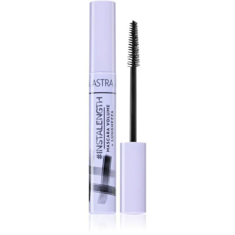 Astra Make-up #INSTALENGTH mascara pentru gene lungi și dese culoare Black 10 ml