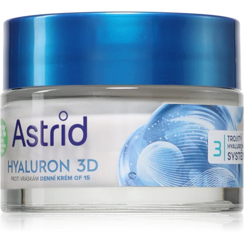Astrid Hyaluron 3D crema de zi anti-rid SPF 15 50 ml