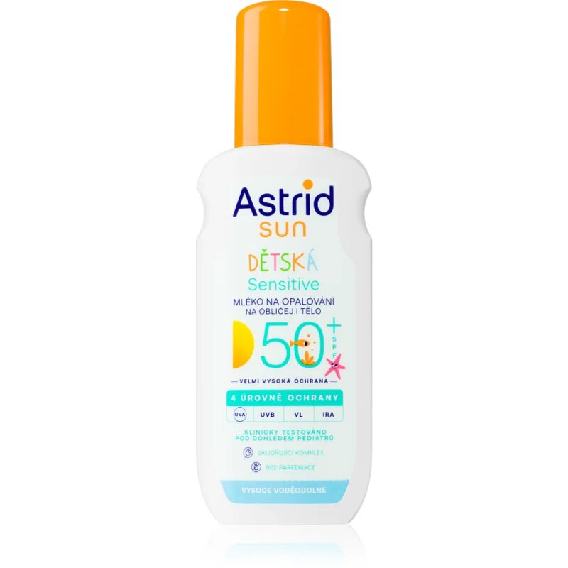Sun Sensitive lapte de soare pentru copii SPF 50+ in spray 150 ml