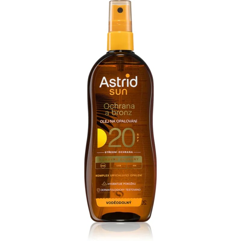 Sun ulei pentru plaja pentru un bronz intens SPF 20 200 ml