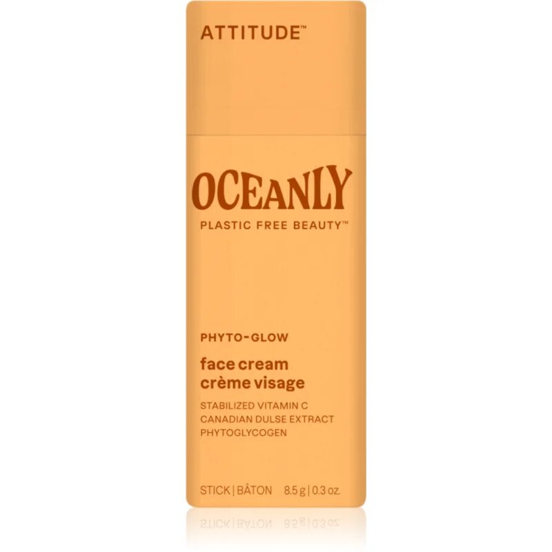 Attitude Oceanly Face Cream cremă solidă cu efect de iluminare cu vitamina C 85 g