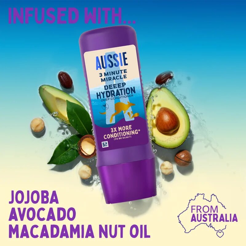 Aussie 3 Minute Miracle Deep Hydration balsam profund hidratant 250 ml