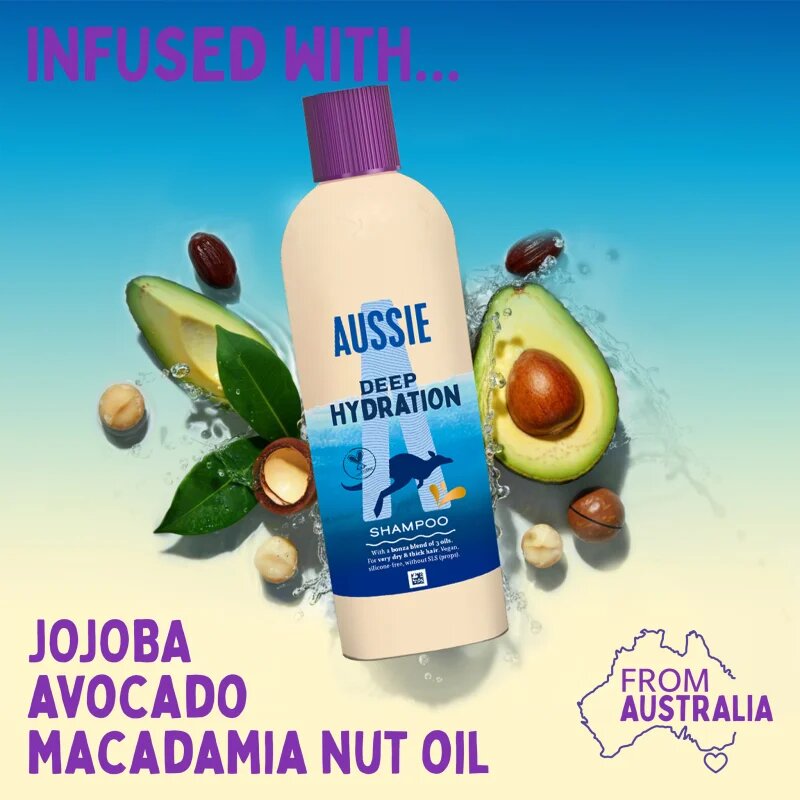 Aussie Deep Hydration Shampoo șampon intens hidratant 300 ml